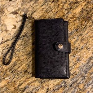 Navy Coach Wallet/Phone Holder